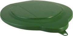 Vikan - 1.5 Gal Polypropylene Pail Lid - Green, For Use with 5689 - Strong Tooling