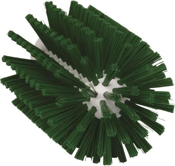 Vikan - 3" Diam Polyester Tube Brush - 6-1/4" OAL, 5-1/4" Head Length, Polypropylene Handle - Strong Tooling