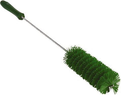 Vikan - 2" Diam Polyester Valve Brush - 19-5/8" OAL, 5-15/16" Head Length, Polypropylene & Stainless Steel Handle - Strong Tooling