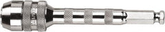 Lenox - 7/16 to 7/16" Tool Diam Compatibility, Hex Shank, Hole Cutting Tool Arbor - 7/16" Min Chuck, Hex Shank Cross Section, Quick-Change Attachment, For Hole Saws 1L, 2L, 3L, Snap-Back 2L - Strong Tooling