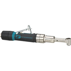 Dynabrade - 1/4" Keyless Chuck - Right Angle Handle, 3,200 RPM, 26 CFM, 0.4 hp, 90 psi - Strong Tooling