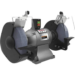 Jet - 12" Wheel Diam x 1" Wheel Width, 2 hp Grinder - 1-1/4" Arbor Hole Diam, 1 Phase, 1,720 Max RPM, 230 Volts - Strong Tooling