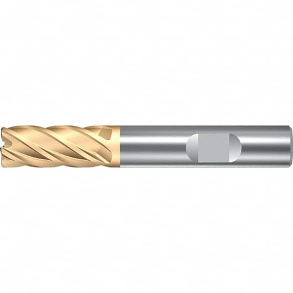 Walter-Prototyp - 16mm, 5 Flute, Solid Carbide, 1mm End Mill - 3.622" OAL, 35° Helix, Right Hand Flute, 32mm LOC, Right Hand Cut - Strong Tooling