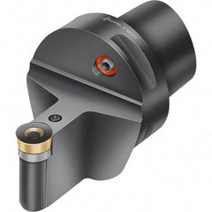 Walter - 0° Lead Angle, Indexable Turning Toolholder - 90mm OAL, Series PRDC-CAPTO-AUSSEN - Strong Tooling