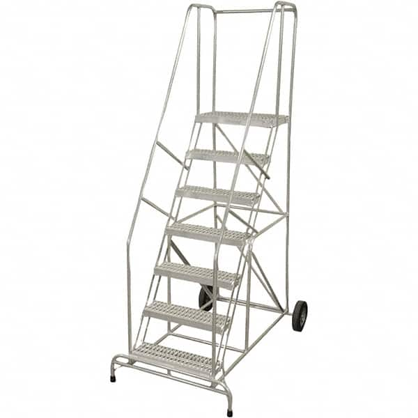 Cotterman - Rolling & Wall Mounted Ladders & Platforms Type: Rolling Warehouse Ladder Style: Rolling Safety Ladder - Strong Tooling