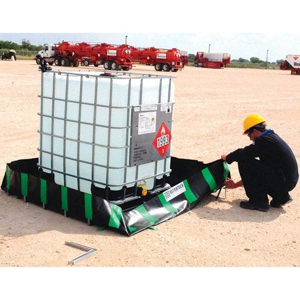 UltraTech - 810 Gal Copolymer 2000 Containment Berm, Economy Model - 13" High x 10' Wide x 10" Long - Strong Tooling