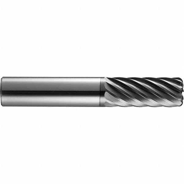 SGS - 25mm, 11 Flute, Single End, Solid Carbide, 0.1575" Corner Radius End Mill - 104mm OAL, 35° Helix, 38mm LOC, Right Hand Cut - Strong Tooling