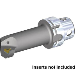 Kennametal - Right Hand Cut, 50mm Min Bore Diam, Size KM4X63 Steel Modular Boring Cutting Unit Head - 114.05mm Max Bore Depth, Through Coolant, Compatible with TC.. 16T308, TC.. 3252 - Strong Tooling