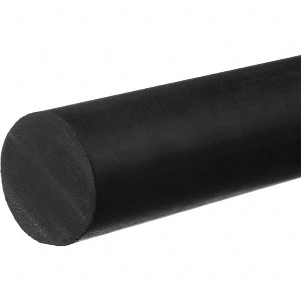 Value Collection - 5' Long, Hard Round Viton Cord - 3/16" Diam, Black - Strong Tooling