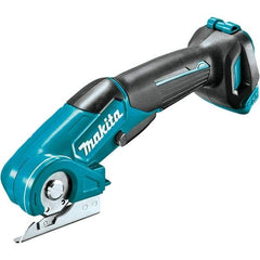 Makita - 12 Volt, lnline Handle, Handheld Cordless Shear - 1/4" Cutting Capacity - Strong Tooling