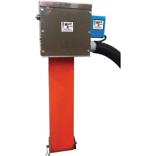 Mini-Skimmer - 60" Reach, 6 GPH Oil Removal Capacity, 115 Max Volt Rating, 60 Hz, Belt Oil Skimmer - 40 to 120° (Poly), 220° (Stainless) - Strong Tooling