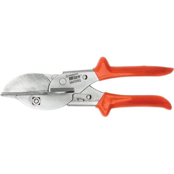 Wiss - 3-1/2" Length of Cut, Combination Pattern Molding Snip - 11" OAL, Non-Slip Grip Handle, 18 AWG Steel Capacity - Strong Tooling