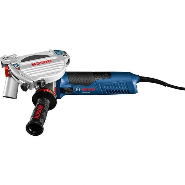 Bosch - 5" Wheel Diam, 11,500 RPM, Corded Angle & Disc Grinder - 5/8-11 Spindle, 120 Volts, 13 Amps - Strong Tooling