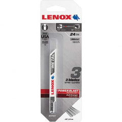 Lenox - Jig Saw Blades Blade Material: Bi-Metal Blade Length (Inch): 3-5/8 - Strong Tooling