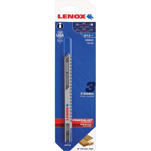 Lenox - Jig Saw Blades Blade Material: Bi-Metal Blade Length (Inch): 4-1/2 - Strong Tooling