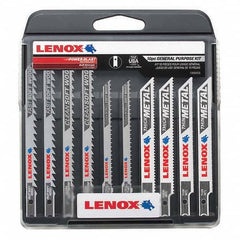 Lenox - Jig Saw Blade Sets Blade Material: Bi-Metal Minimum Blade Length (Inch): 3-5/8 - Strong Tooling