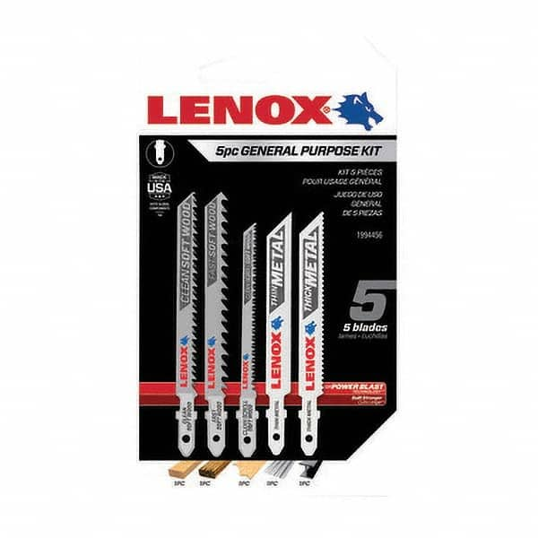 Lenox - Jig Saw Blade Sets Blade Material: Bi-Metal Minimum Blade Length (Inch): 3-5/8 - Strong Tooling