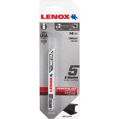 Lenox - Jig Saw Blades Blade Material: Bi-Metal Blade Length (Inch): 3-5/8 - Strong Tooling