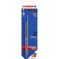 Lenox - Jig Saw Blades Blade Material: Bi-Metal Blade Length (Inch): 5-1/4 - Strong Tooling