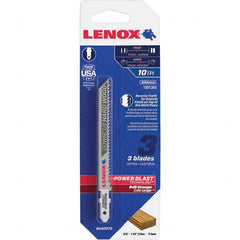 Lenox - Jig Saw Blades Blade Material: Bi-Metal Blade Length (Inch): 4 - Strong Tooling