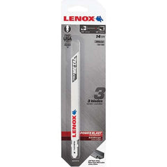 Lenox - Jig Saw Blades Blade Material: Bi-Metal Blade Length (Inch): 5-1/4 - Strong Tooling