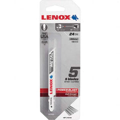 Lenox - Jig Saw Blades Blade Material: Bi-Metal Blade Length (Inch): 3-5/8 - Strong Tooling