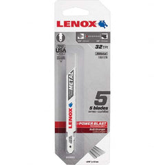 Lenox - Jig Saw Blades Blade Material: Bi-Metal Blade Length (Inch): 3-5/8 - Strong Tooling