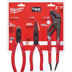 Milwaukee Tool - Plier Sets Set Type: Plier Set Number of Pieces: 3.000 - Strong Tooling