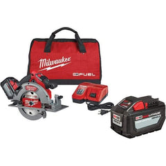 Milwaukee Tool - 18 Volt, 7-1/4" Blade, Cordless Circular Saw - 5,800 RPM, 1 Lithium-Ion Battery Included - Strong Tooling