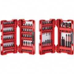 Milwaukee Tool - Power & Impact Screwdriver Bit Sets Point Type: Phillips, Slotted, Torx, Square Tool Type: Impact Driver - Strong Tooling