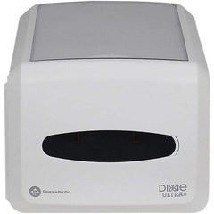 Georgia Pacific - Manual, Plastic Paper Towel Dispenser - 6.6" High x 12.8" Wide x 8-1/5" Deep, 500 Single-Fold, White - Strong Tooling