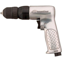 Ingersoll-Rand - 3/8" Reversible Keyless Chuck - Pistol Grip Handle, 2,000 RPM, 0.5 hp, 90 psi - Strong Tooling