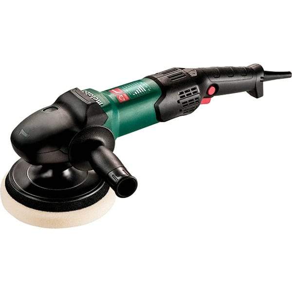 Metabo - 7" Pad Diam, 3,900 RPM, Handheld Electric Polisher - 5/8-11" Spindle Thread - Strong Tooling