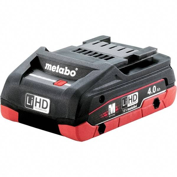 Metabo - 18 Volt Lithium-Ion Power Tool Battery - 4 Ahr Capacity, 80 min Charge Time, Series 18V LiHD - Strong Tooling