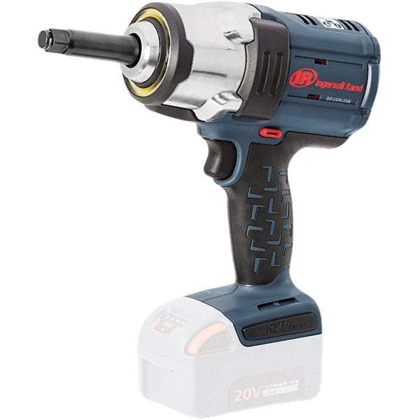 Ingersoll-Rand - 1/2" Drive 20 Volt Pistol Grip Cordless Impact Wrench & Ratchet - 0 to 1,900 RPM, 0 to 2,450 BPM, 1,500 Ft/Lb Torque, Lithium-Ion Batteries - Strong Tooling