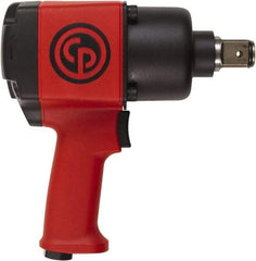 Chicago Pneumatic - 1" Drive, 6,300 RPM, 950 Ft/Lb Torque Impact Wrench - Pistol Grip Handle, 900 IPM, 30 CFM, 90 psi, 3/8" NPT Inlet - Strong Tooling