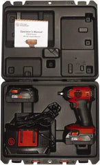 Chicago Pneumatic - 3/8" Drive 20 Volt Pistol Grip Cordless Impact Wrench & Ratchet - 2,400 RPM, 150 Ft/Lb Torque, 2 Lithium-Ion Batteries Included - Strong Tooling