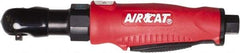 AIRCAT - 3/8" Drive, 380 RPM, 35 Ft/Lb Torque Ratchet Wrench - Inline Handle, 4 CFM, 90 psi, 1/4" NPT Inlet - Strong Tooling