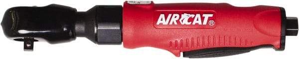 AIRCAT - 3/8" Drive, 280 RPM, 70 Ft/Lb Torque Ratchet Wrench - Inline Handle, 4 CFM, 90 psi, 1/4" NPT Inlet - Strong Tooling