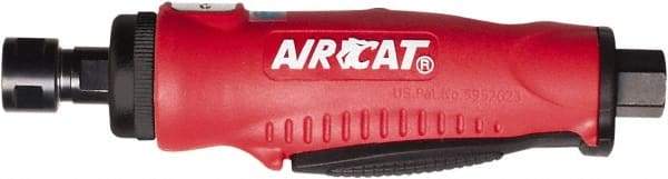 AIRCAT - 1/4" Collet, Straight Handle, Straight Air Die Grinder - 20,000 RPM, Rear Exhaust, 4 CFM, 0.38 hp, 90 psi, 1/4" Inlet - Strong Tooling