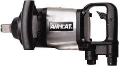 AIRCAT - 1" Drive, 5,000 RPM, 1,800 Ft/Lb Torque Impact Wrench - D-Handle, 1,400 IPM, 12 CFM, 90 psi, 1/2" NPT Inlet - Strong Tooling