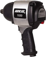 AIRCAT - 3/4" Drive, 4,500 RPM, 1,200 Ft/Lb Torque Impact Wrench - Pistol Grip Handle, 950 IPM, 8 CFM, 90 psi, 3/8" NPT Inlet - Strong Tooling