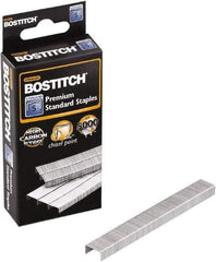 Stanley Bostitch - 1/4" Leg Length, Steel Standard Staples - 20 Sheet Capacity, For Use with All Standard Full-Strip Staplers - Strong Tooling