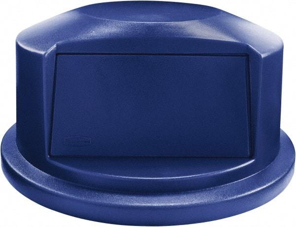 Rubbermaid - Dome Lid for Use with 32 Gal Round Trash Cans - Blue, For Brute Trash Cans - Strong Tooling