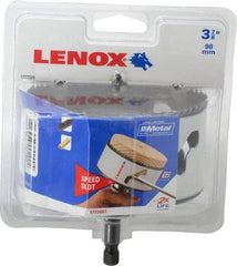 Lenox - 3-7/8" Diam, 1-1/2" Cutting Depth, Hole Saw - Bi-Metal Saw, Toothed Edge - Strong Tooling