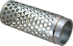 Dixon Valve & Coupling - 2" Hose, Round Hole-Long Body Strainer - Plated Steel - Strong Tooling