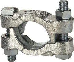 Dixon Valve & Coupling - 1-7/16 to 1-17/32" OD, Double Bolt Iron Clamp - Plated Malleable Iron - Strong Tooling