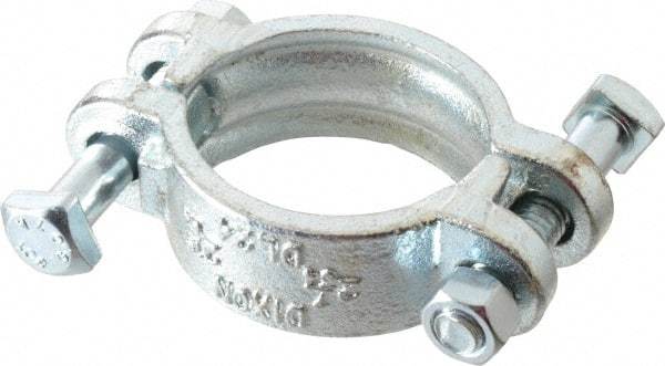 Dixon Valve & Coupling - 2-7/64 to 2-19/64" OD, Double Bolt Iron Clamp - Plated Malleable Iron - Strong Tooling