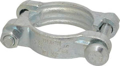 Dixon Valve & Coupling - 2-5/16 to 2-5/8" OD, Double Bolt Iron Clamp - Plated Malleable Iron - Strong Tooling