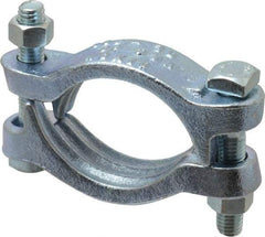 Dixon Valve & Coupling - 2-3/4 to 3-1/16" OD, Double Bolt Iron Clamp - Plated Malleable Iron - Strong Tooling